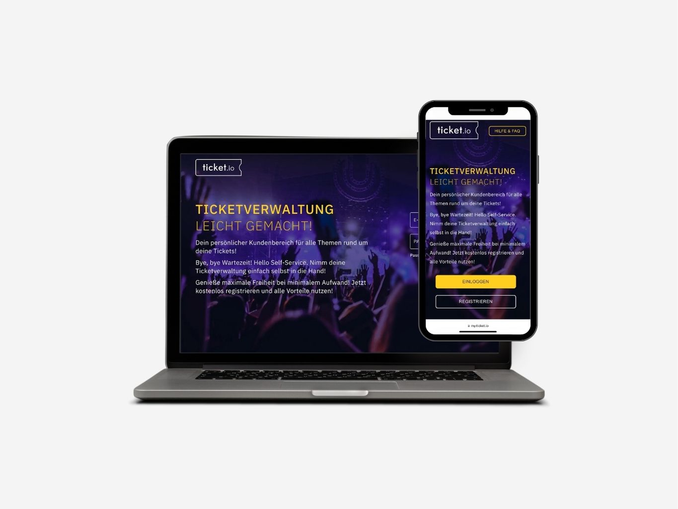 Tickets verwalten mit myTicket.io ticket i/O