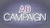 Bloggrafik Eventpromotion: Neon-Schild "Ad Campaign"