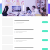 Graphic ticket shop marketing: team meeting